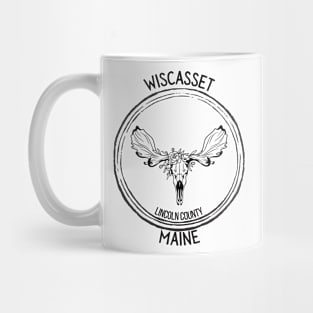 Wiscasset Maine Moose Mug